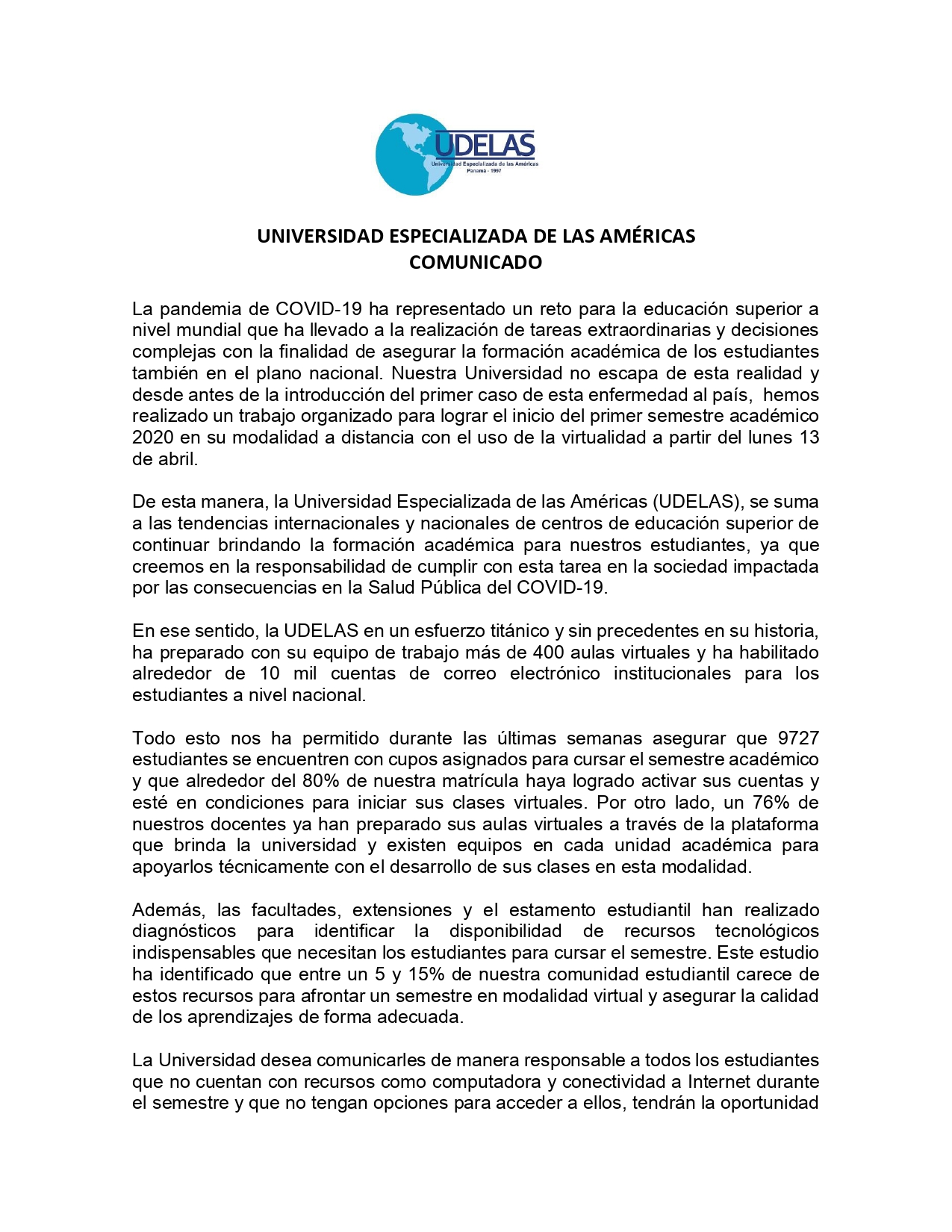 UDELAS