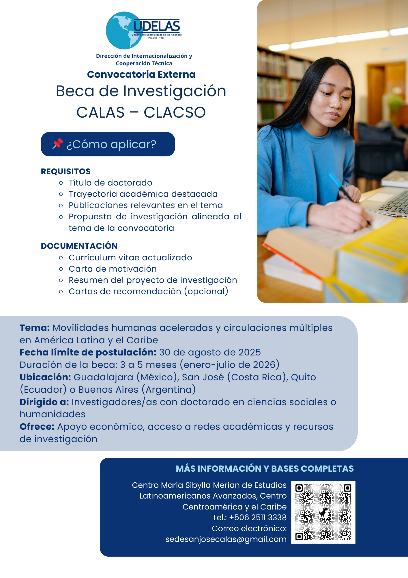 Convocatoria Abierta: Beca de Investigación CALAS – CLACSO 2025