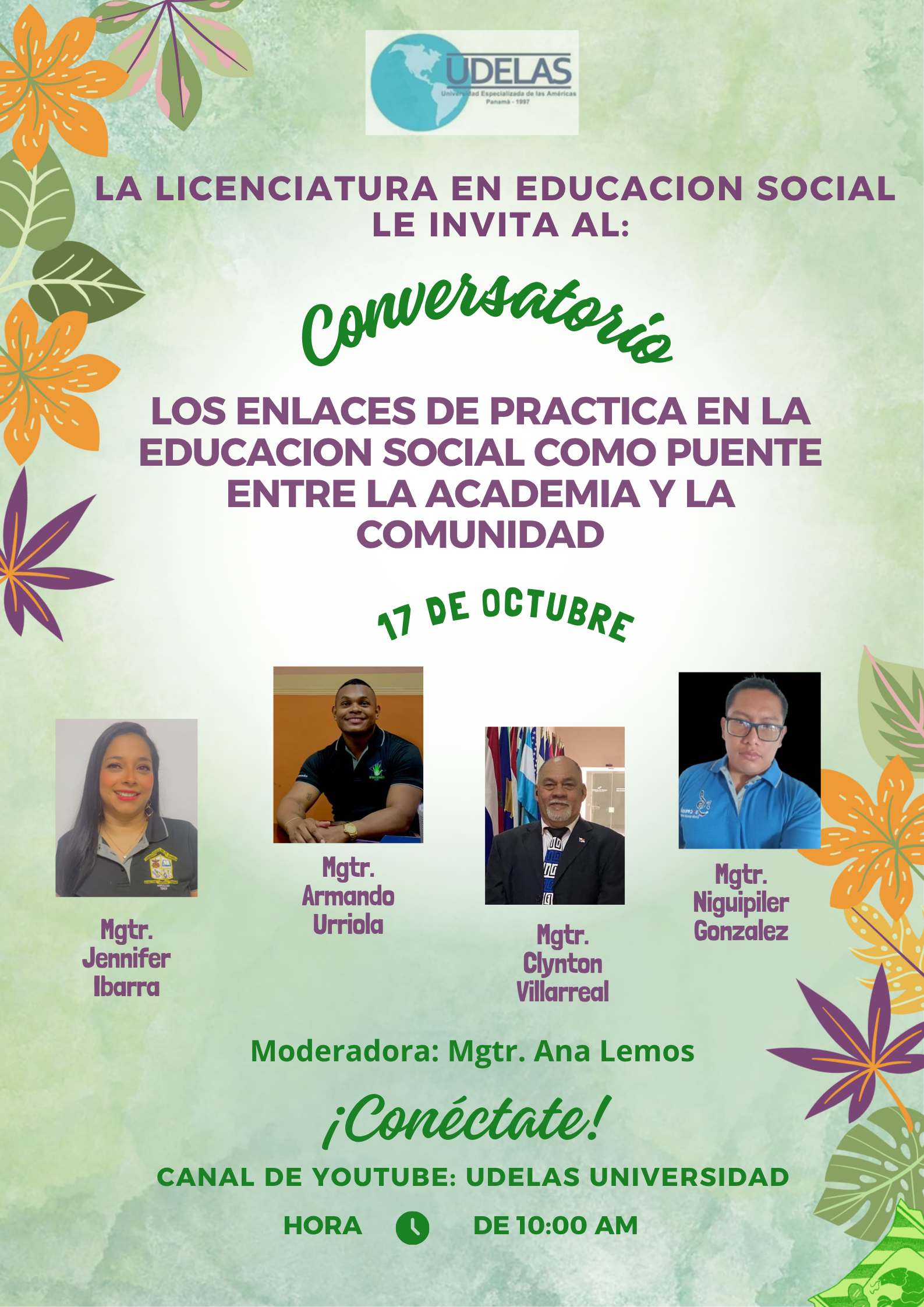 [Conversatorio]-Los Enlaces de Practica en la Educación Social como Puente entre La Academia y La Comunidad
