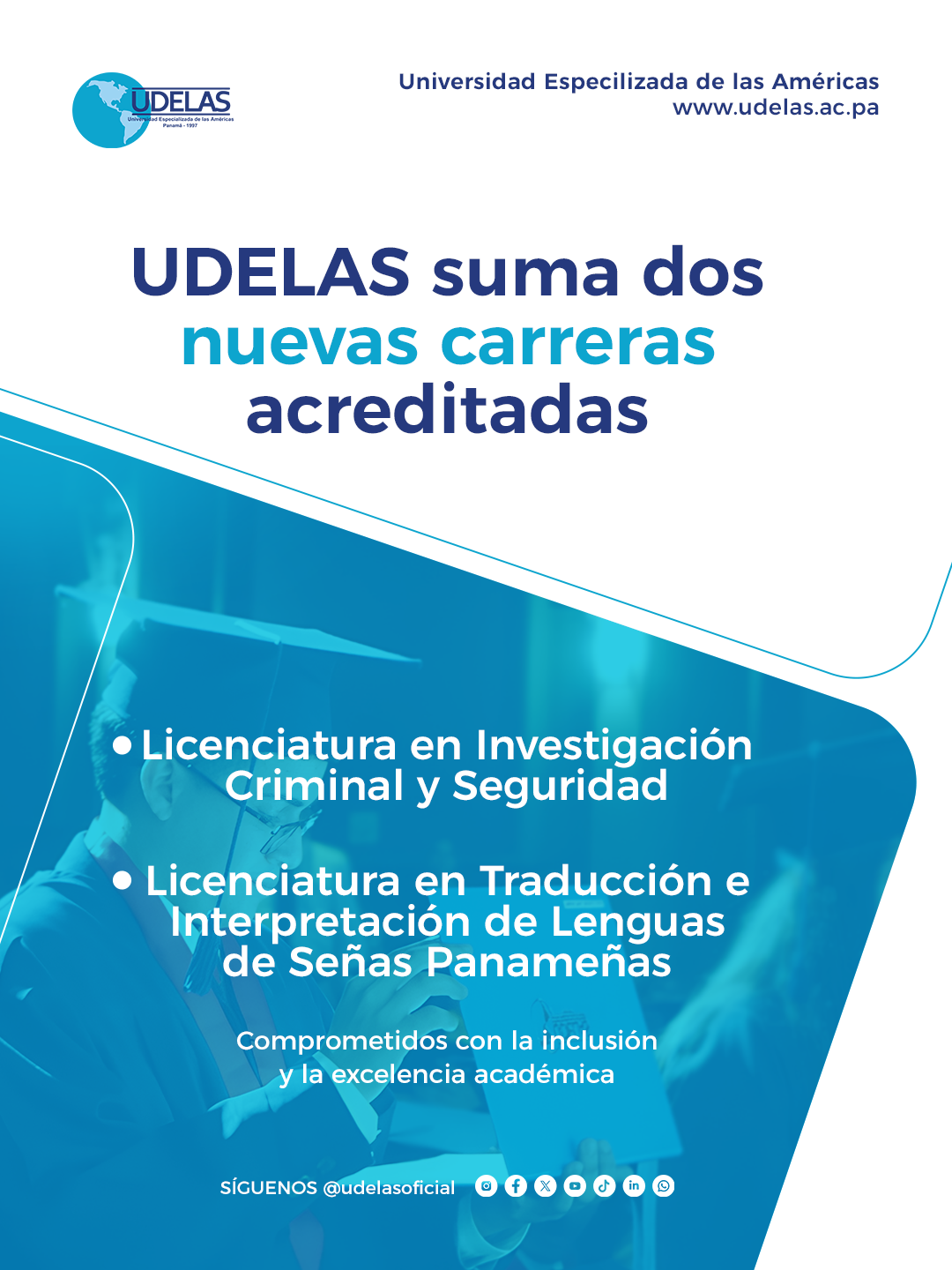 UDELAS logra acreditación de dos nuevas carreras y consolida su liderazgo en formación inclusiva y social