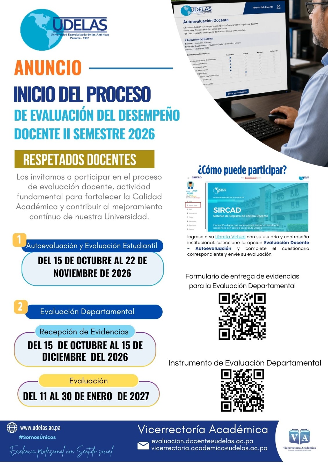 Nuevo anuncio UDELAS - 2 de octubre de 2026